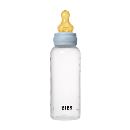 BIBS - Set complet biberon anticolici PP fara BPA, 270 ml, Latex, Baby Blue [3]