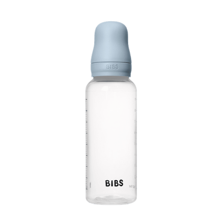 BIBS - Set complet biberon anticolici PP fara BPA, 270 ml, Latex, Baby Blue [2]