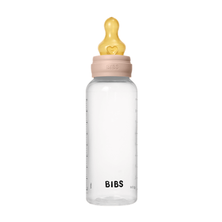 BIBS - Set complet biberon anticolici PP fara BPA, 270 ml, Latex, Blush [4]