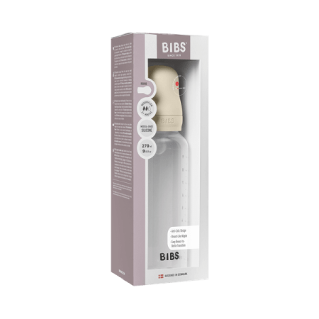 BIBS - Set complet biberon anticolici PP fara BPA, 270 ml, Silicon, Ivory [4]
