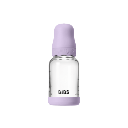 BIBS - Set complet biberon Boheme din sticla anticolici cu tetina din latex, flux lent, 120 ml, Violet Sky [2]
