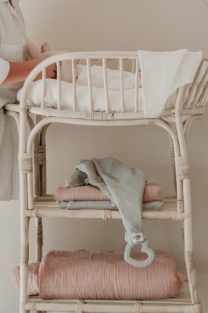 BIBS - Set de 2 museline 70x70 cm, Sage [3]