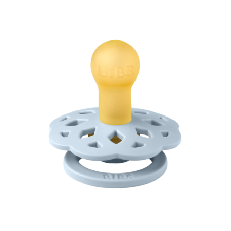 BIBS - Suzeta Boheme Latex, tetina rotunda, 0 luni +-Baby Blue [1]