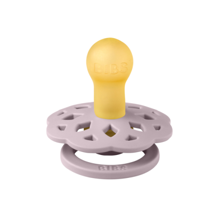BIBS - Suzeta Boheme Latex, tetina rotunda, 0 luni +-Dusky Lilac [1]
