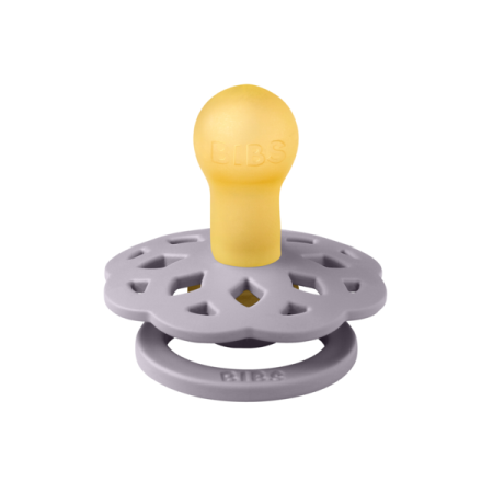 BIBS - Suzeta Boheme Latex, tetina rotunda, 0 luni +-Fossil Grey [1]