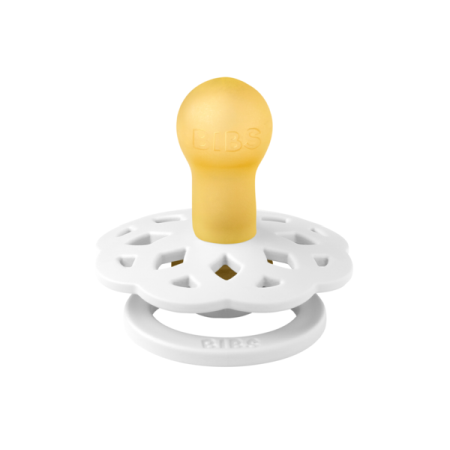 BIBS - Suzeta Boheme Latex, tetina rotunda, 0 luni +-White [1]