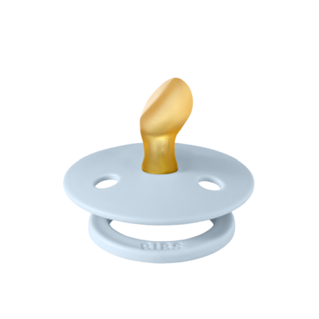 BIBS - Suzeta Colour Latex, tetina anatomica, 0 luni +-Baby Blue [1]