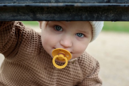 BIBS - Suzeta Colour Latex, tetina anatomica, 0 luni +-Iron [2]