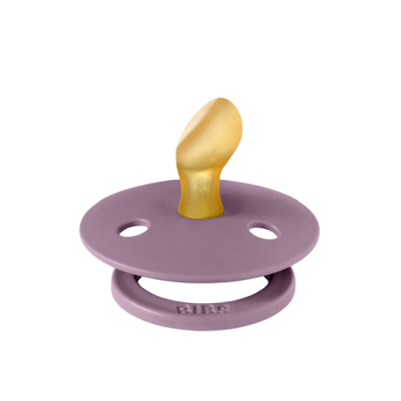 BIBS - Suzeta Colour Latex, tetina anatomica, 0 luni +-Mauve [1]