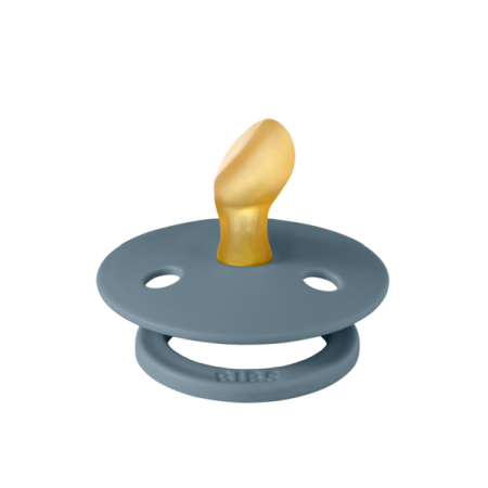 BIBS - Suzeta Colour Latex, tetina anatomica, 0 luni +-Petrol [1]