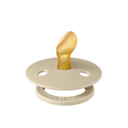 BIBS - Suzeta Colour Latex, tetina anatomica, 0 luni +-Vanilla [1]