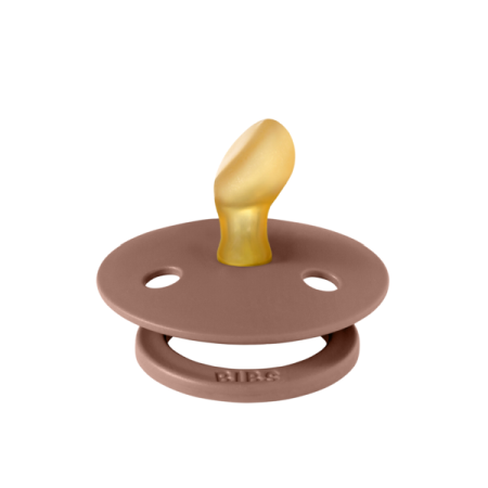 BIBS - Suzeta Colour Latex, tetina anatomica, 0 luni +-Woodchuck [1]