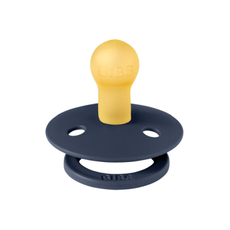 BIBS - Suzeta Colour Latex, tetina rotunda, 0 luni +-Deep Space [1]