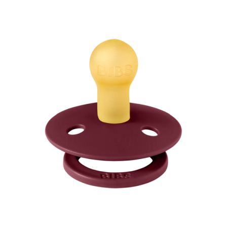 BIBS - Suzeta Colour Latex, tetina rotunda, 0 luni +-Elderberry [1]