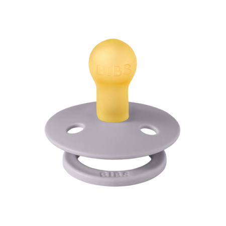 BIBS - Suzeta Colour Latex, tetina rotunda, 0 luni +-Fossil Grey [1]