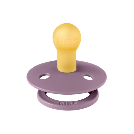 BIBS - Suzeta Colour Latex, tetina rotunda, 0 luni +-Mauve [1]