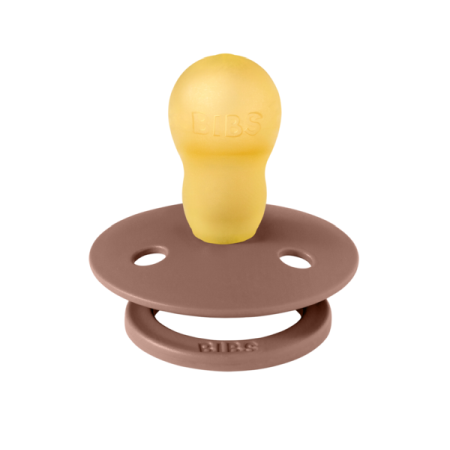 BIBS - Suzeta Colour Latex, tetina rotunda, 18 luni+-Woodchuck [1]