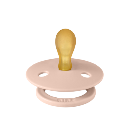 BIBS - Suzeta Colour Latex, tetina simetrica, 0 luni +-Blush [1]