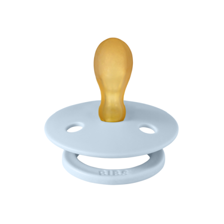 BIBS - Suzeta Colour Latex, tetina simetrica, 6 luni +-Baby Blue [1]