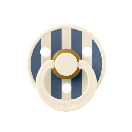 BIBS - Suzeta Colour Studio Collection Stripe Latex, tetina rotunda, 0 luni + [1]