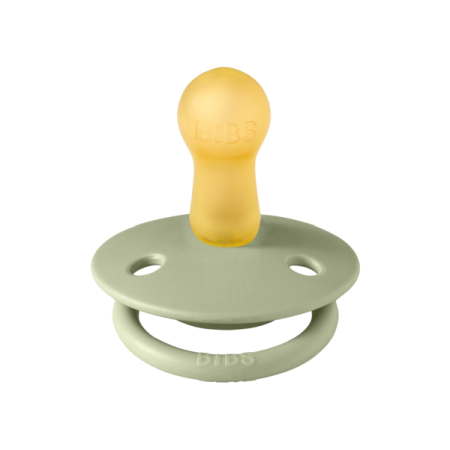 BIBS - Suzeta De Lux Latex, tetina rotunda, 6 luni +-Sage [1]