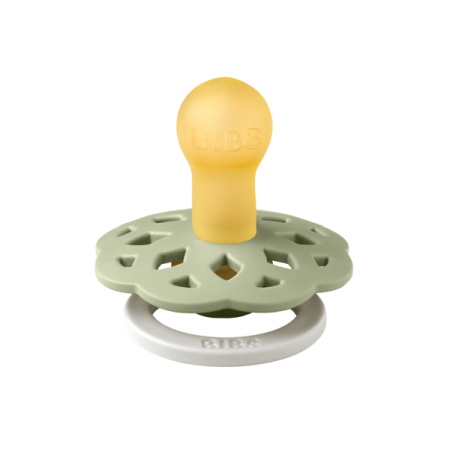 BIBS - Suzeta fosforescenta Boheme GLOW Latex, tetina rotunda, 0 luni +-Sage [1]