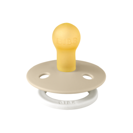 BIBS - Suzeta fosforescenta Colour GLOW Latex, tetina rotunda, 0 luni + [1]