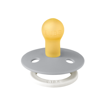 BIBS - Suzeta fosforescenta Colour GLOW Latex, tetina rotunda, 0 luni +-Cloud [1]