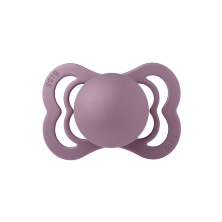 BIBS - Suzeta Supreme Latex, tetina simetrica, 0 luni +-Mauve [1]