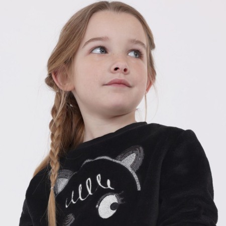 Bluze - Bluza sport blanita aplicatii urechiuse pisica - Mayoral   9 ani (134 cm)