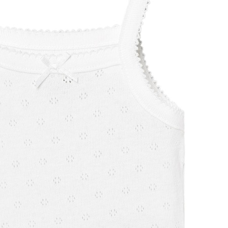 Body clasic cu bretele - Alb [2]