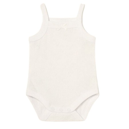 Body-uri - Body cu bretele din bumbac sustenabil pentru nou-nascut - Bej - Mayoral   6-9 luni