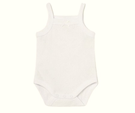 Body cu bretele din bumbac sustenabil pentru nou-nascut - Bej - Mayoral   6-9 luni [1]