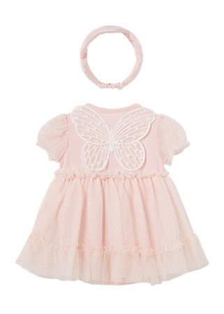 Body cu fusta tul si bentital Roz  pentru nou-nascut - Mayoral  18 luni (86 cm) [2]