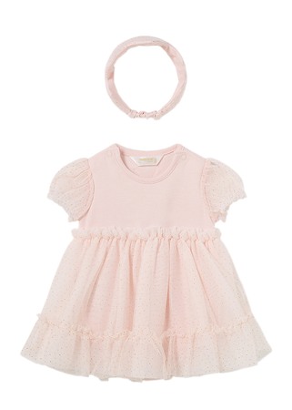 Body cu fusta tul si bentital Roz  pentru nou-nascut - Mayoral  18 luni (86 cm) [1]