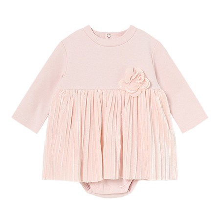 Body-uri - Body cu fustita pliuri - Roz - Mayoral  4-6 luni
