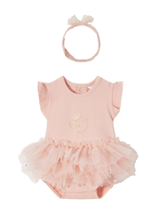 Haine  Incaltaminte Accesorii - Body cu fustita tul si bentita - Crem - Mayoral  6-9 luni