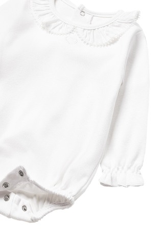Body cu guler ECOFRIENDS - Alb - Mayoral  6-9 luni [3]