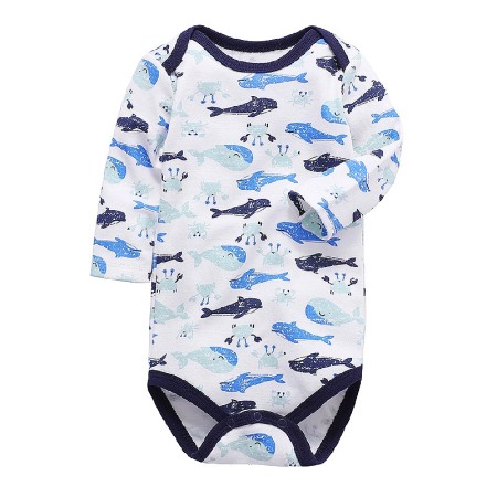 Haine  Incaltaminte Accesorii - Body cu maneca lunga - Animale marine - Easymon 9 luni