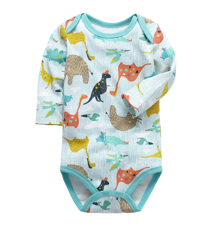 Haine  Incaltaminte Accesorii - Body cu maneca lunga - Animale preistorice - Easymon