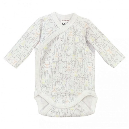 Haine  Incaltaminte Accesorii - Body cu maneca lunga Catei, ursuleti, pisici 6 luni