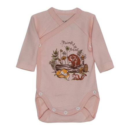 Haine  Incaltaminte Accesorii - Body cu maneca lunga - corai 6 luni