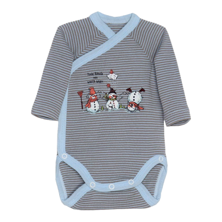 Haine  Incaltaminte Accesorii - Body cu maneca lunga - dungi bleu 6 luni