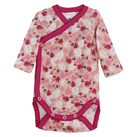 Body-uri - Body cu maneca lunga - Flamingo 3 luni