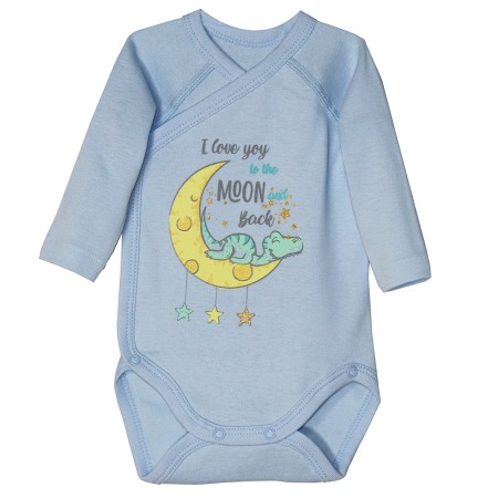 Pijamale - Body cu maneca lunga - Luna