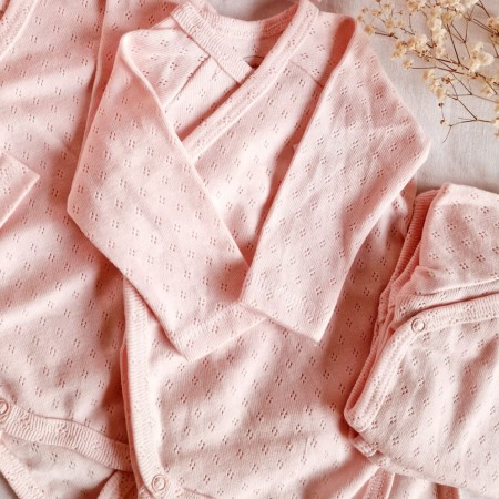 Body cu maneca lunga - Piersica 6 luni [1]