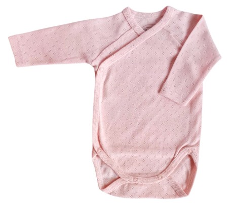 Haine  Incaltaminte Accesorii - Body cu maneca lunga - Piersica 6 luni