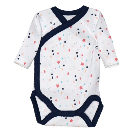 Haine  Incaltaminte Accesorii - Body cu maneca lunga - Stele rodii si albastre 6 luni