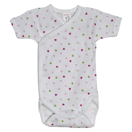 Haine  Incaltaminte Accesorii - Body cu maneca scurta - Inimioare 1 luna