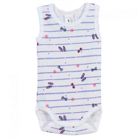 Haine  Incaltaminte Accesorii - Body maiou imprimeu Fashion 6 luni